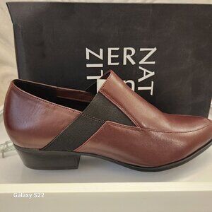 Naturalizer Boulder Slip-On Booties, "Cabernet Sauvignon" Leather, Women's 8.5 M